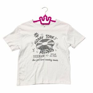 Love & Lazy Days Honky Tonk Records Yeehaw Graphic Tee Size L